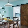 From the farm sliding barn door with barn door hardware and oak wood